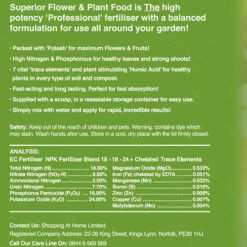 Blooming Fast Superior Soluble Fertiliser 1.25kg -OWL Plant Shop 100048 3