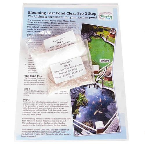 Blooming Fast Pond Clear Pro 2 Step - Small Pack 5 Blooming Fast Pond Clear Pro 2 Step - Small Pack - Image 3