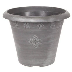 Silver 'Medley' Round Planter