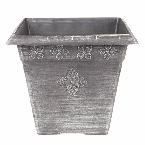 Silver 'Medley' Square Planter 3 Silver 'Medley' Square Planter