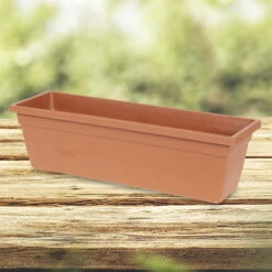 Terracotta 'Leonardo' Window Box