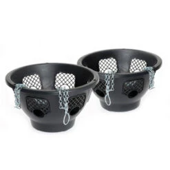 Pair Of 12 Easy Fill Hanging Baskets