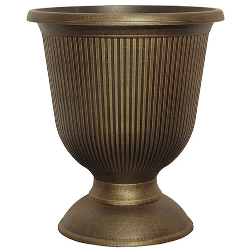 Black And Bronze Vertical Urn 3 Black And Bronze Vertical Urn