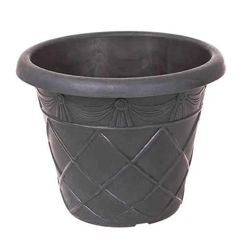 Aged Black Tuscany Roman Planter 2 Aged Black Tuscany Roman Planter