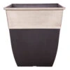'Hendrix' Tall Square Planter 43cm Champagne Top 2 'Hendrix' Tall Square Planter 43cm Champagne Top -OWL Plant Shop 130376