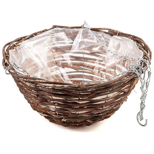 Hanging Basket Rattan Fuchsia Trailing 14'' 4 Hanging Basket Rattan Fuchsia Trailing 14'' - Image 2